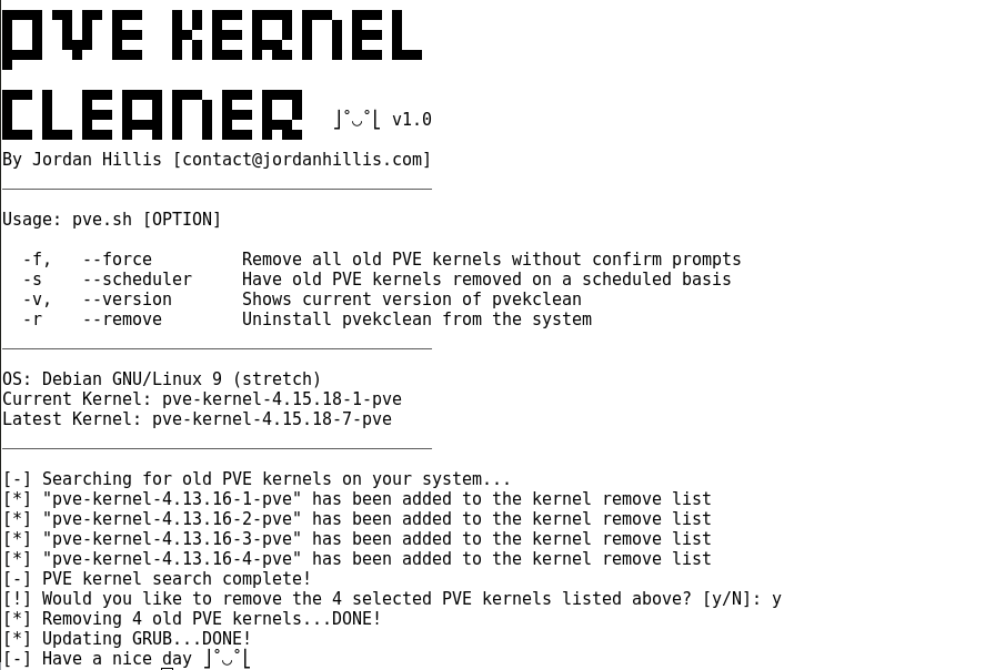 PVEKCLEAN Example
